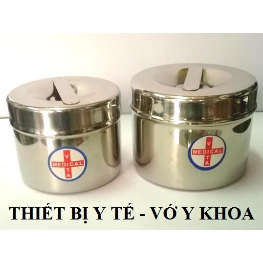 Hộp đựng bông gòn inox các size