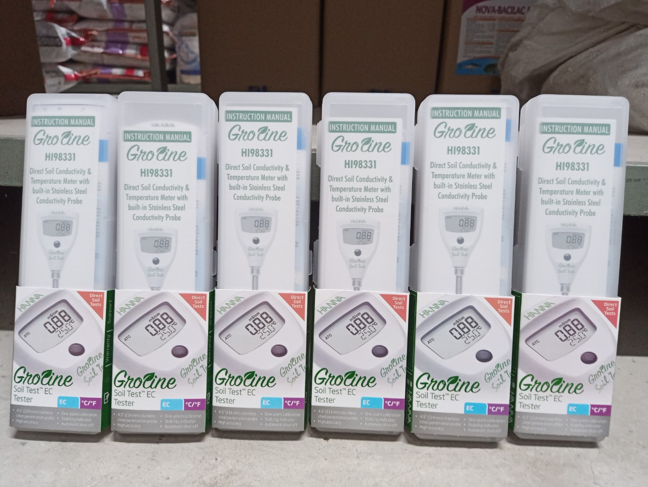 Máy Đo Độ Dẫn Điện Trong Đất Hanna Hi98331 (Máy đo EC đất)