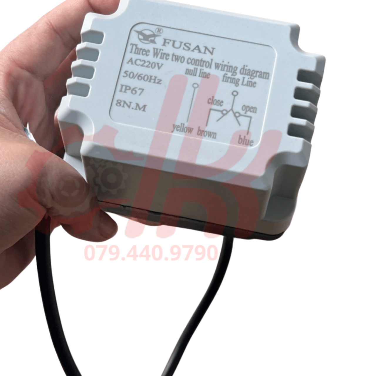 Van motor điện 3 ngã, 3 dây đóng mở nước