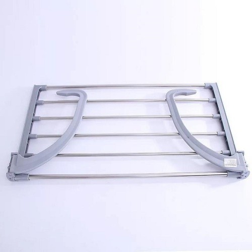 Giàn phơi đồ ban công bằng chất liệu thép ko gỉ chịu lực tốt - giàn phơi đồ tiết kiệm diện tích không gian sống