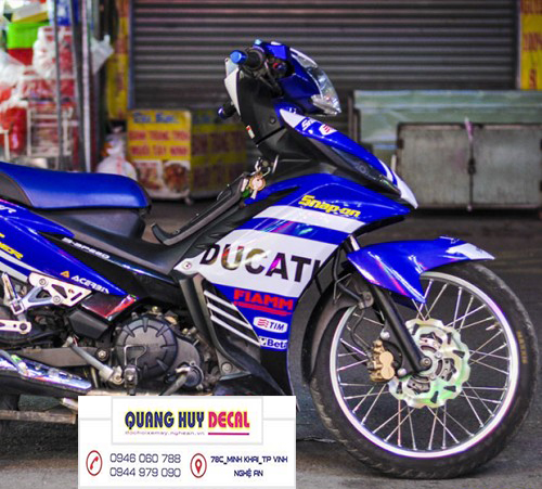 Tem trùm exciter 135 xanh trắng ducati đẹp, Tem trùm exciter135, tem exciter 135, team trùm exciter 135, tem xe exciter 135, team trùm ex 135, team xe exciter 135 xanh trắng ducati đẹp