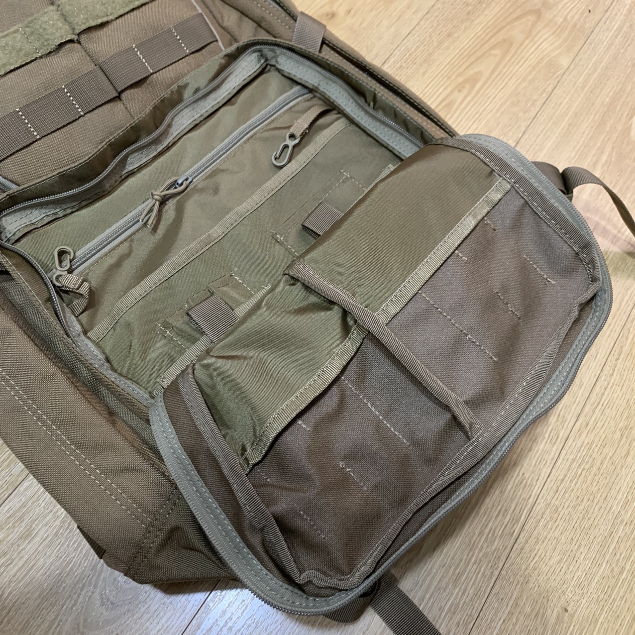 Balo thời trang tactical rush 24 màu vàng