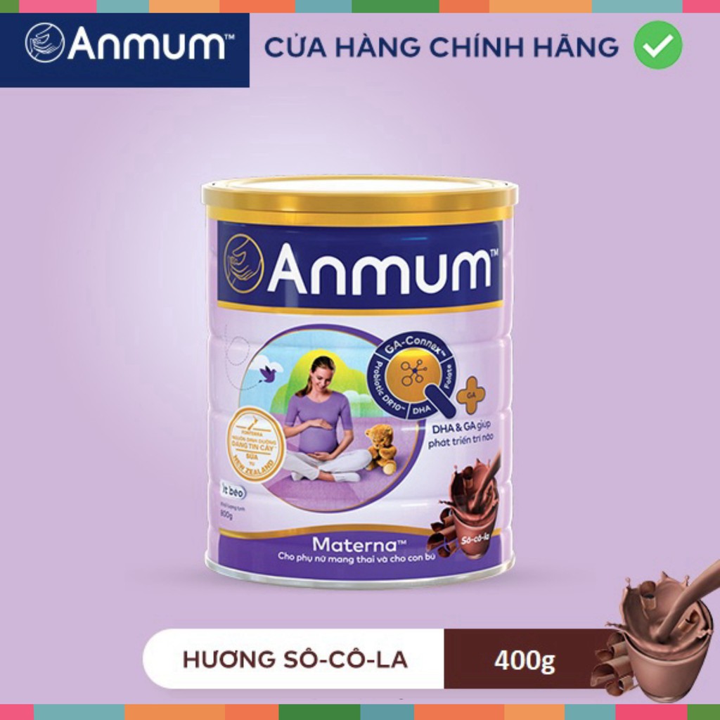 Sữa Bột Anmum Materna Hương Chocolate 400g