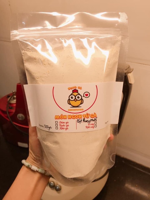 Bột rang muối nhà làm (sụn ,bề bề,gà rang muối)