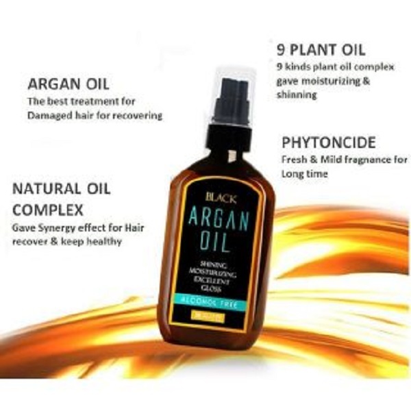 [cam kết chuẩn Auth] Tinh Dầu Argan Dưỡng Tóc Black Argan Oil