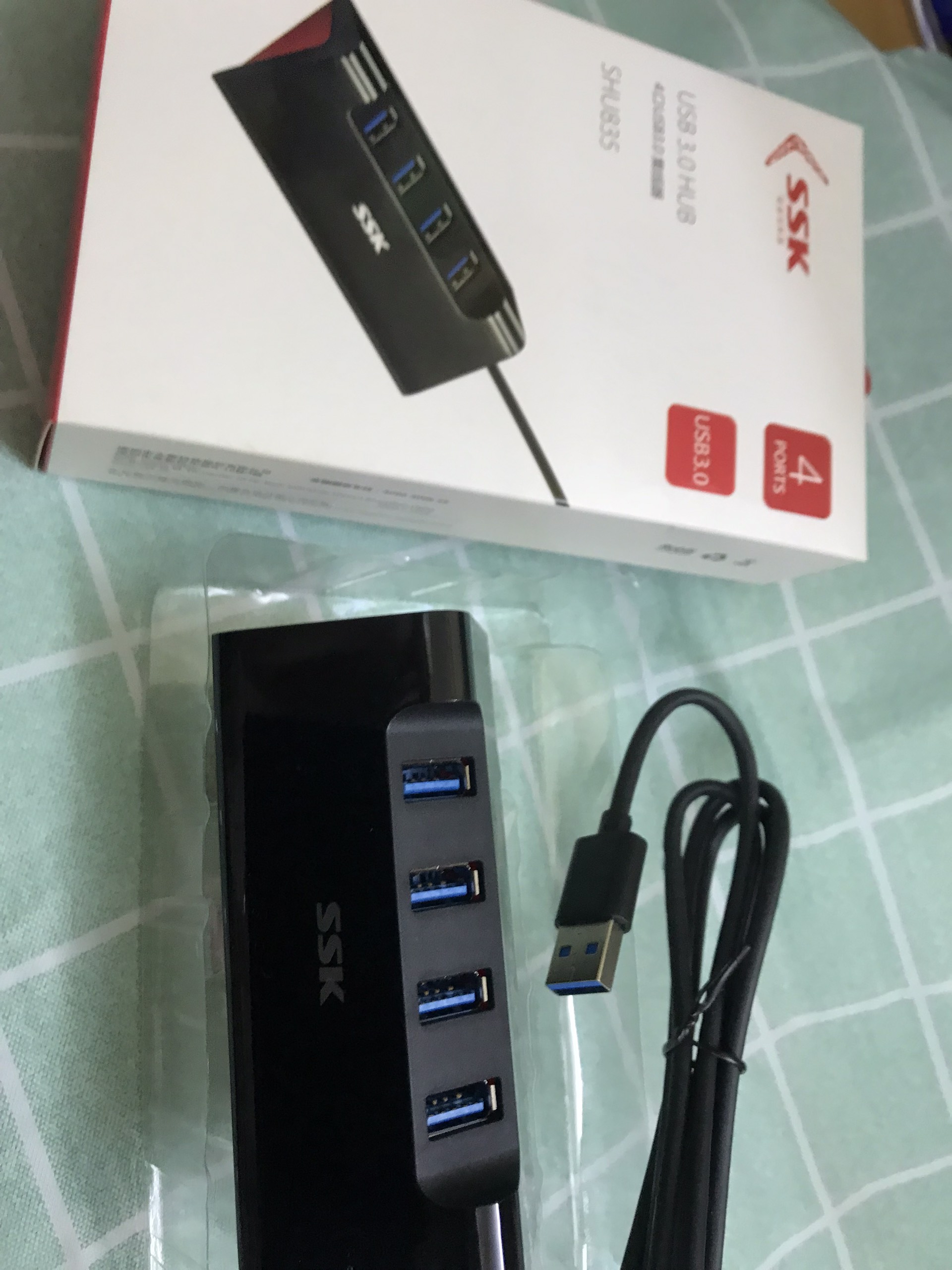 Hub chia cổng USB 3.0 từ 1 ra 4 SSK SHU835