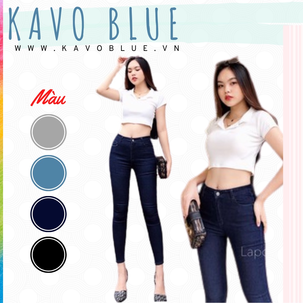 Quần Jean Nữ Cạp Cao Siêu Co Giãn Siêu Hách Dáng