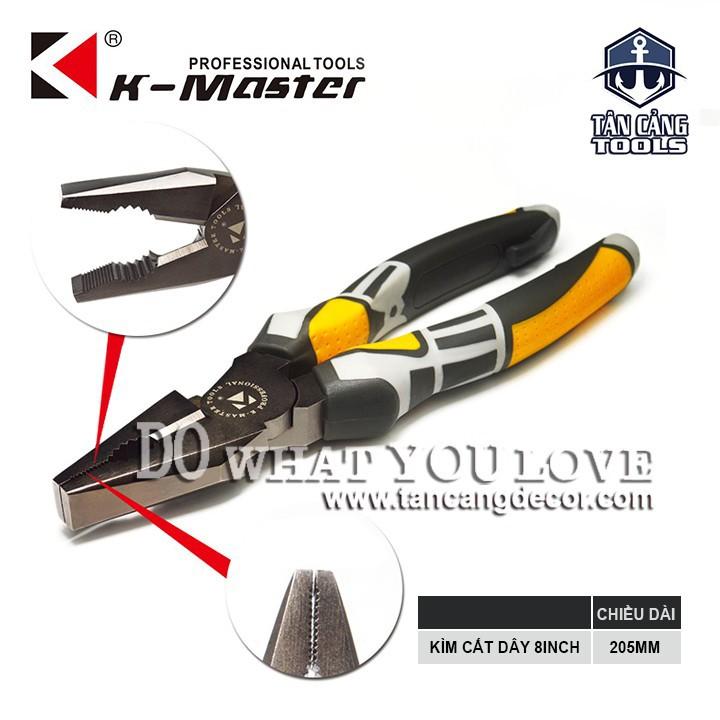 Kìm mỏ bằng 8 inches k master