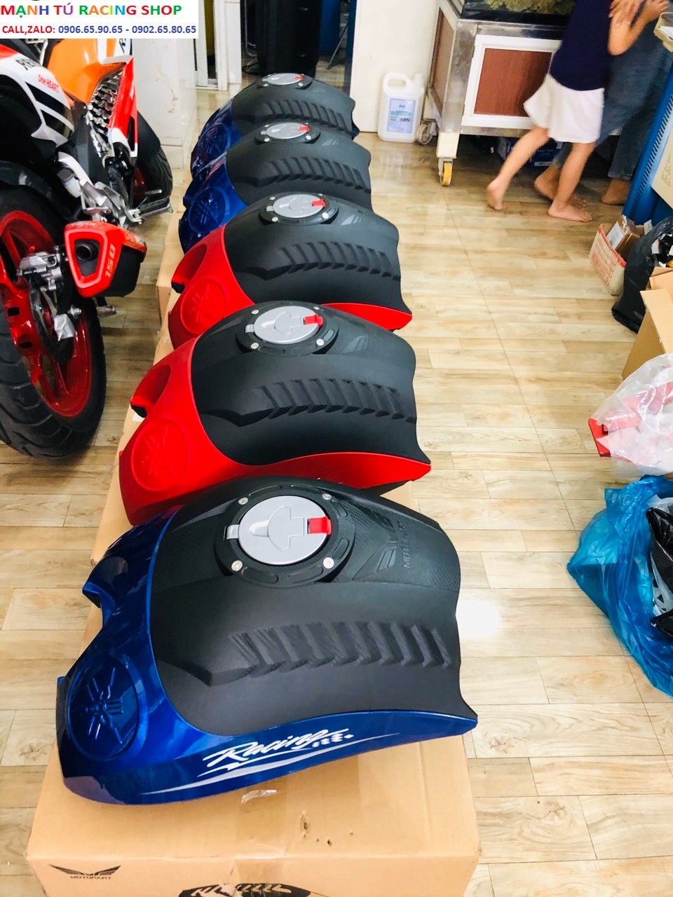 Thùng Giữa Exciter 150 Kiểu Moto
