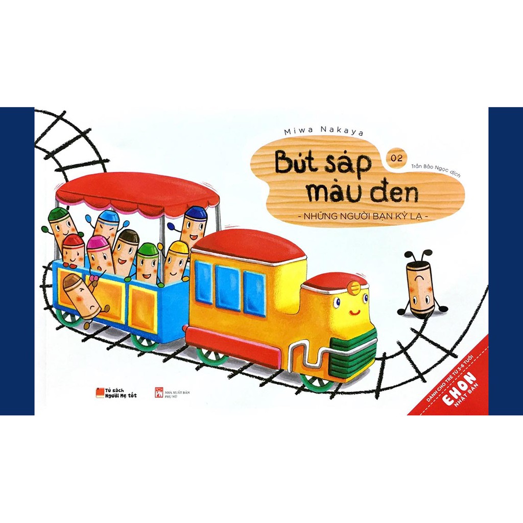 Sách Ehon Nhật Bản - Bút Sáp Màu Đen (Tập 2): Những Người Bạn Kì Lạ