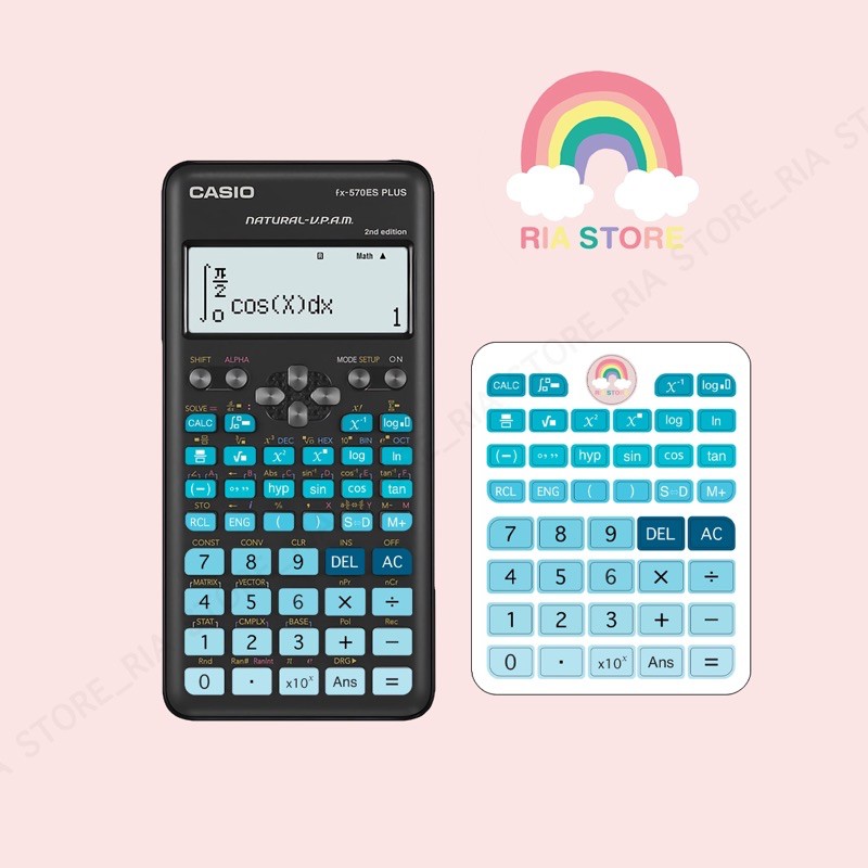 [HCM]Sticker dán nút phím máy tính casio 570-2nd