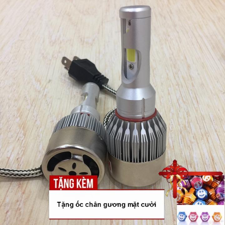 [SIÊU KHUYẾN MẠI] Đô xe cực chất cùng bộ đèn C6 2 tim chân H4 có đế và quạt tản nhiệt dành cho xe ô tô xe máy A224-TẶNG NGAY ỐC CHÂN GƯƠNG MẶT CƯỜI