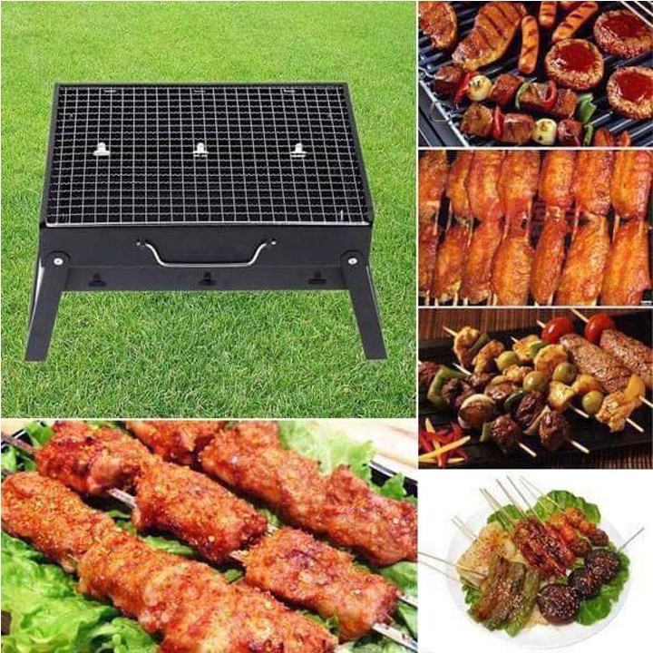 Bếp nướng than hoa vuông cao cấp