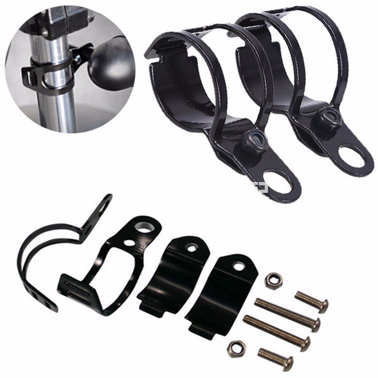 Pát gắn đèn trợ sáng trên phuộc - Cặp Pat lắp phuộc xi nhan, đèn xe độ cafe race tracker xe máy- motor