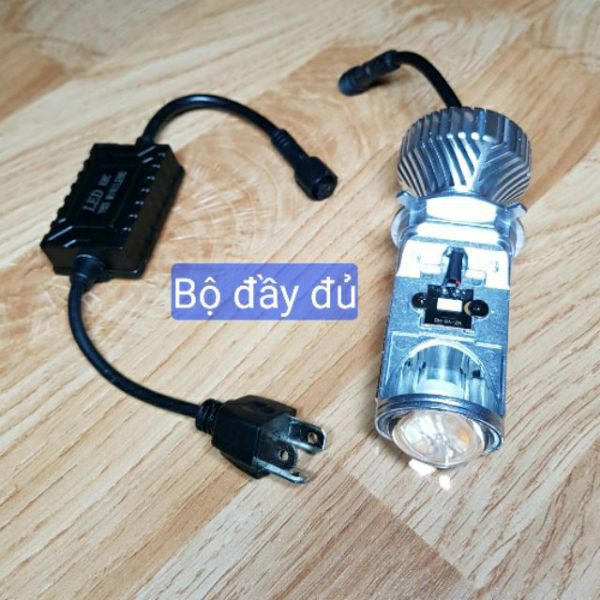 Bi cầu mini Led Napak  H4 cốt đổi 3 màu