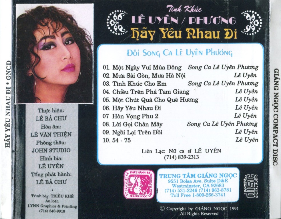 Bộ 5 đĩa cd Giáng Ngọc CD 1