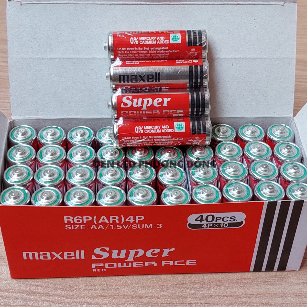 Pin AA - AAA Pin tiểu Super Maxell Đỏ 1.5V