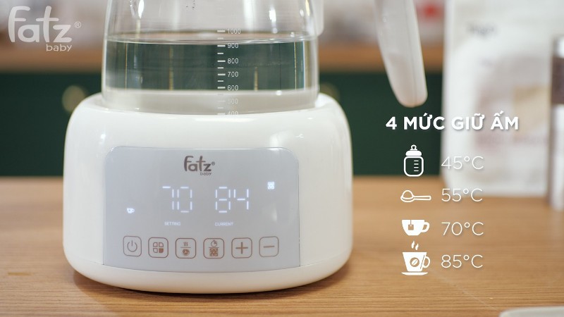 (FREESHIP ĐẾN 50k) Máy đun Và Hâm Nước Pha Sữa FatzBaby Fatz - Quick 12 Plus + FB3504HB NAM9