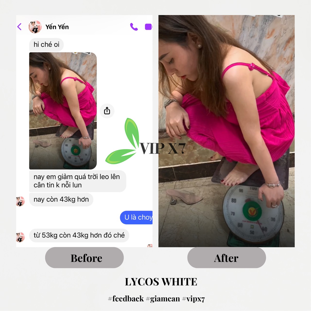 Thảo Mộc Giảm Cân VIP X7 Lycos White