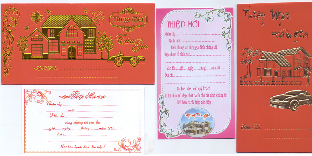 Bộ 50 thiệp tân gia