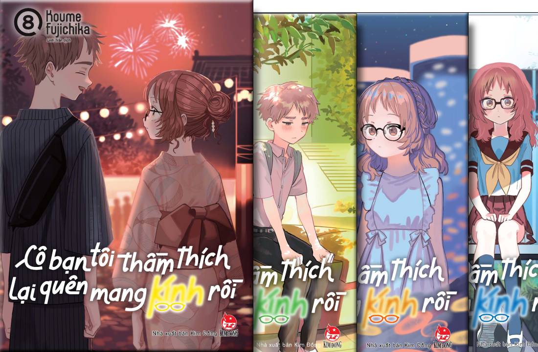 Cô bạn tôi thầm thích lại quên mang kính rồi - combo tập 1-9 - tntmanga