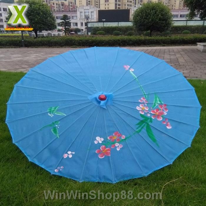 Dù cán gỗ Nhật Bản (Màu xanh dương nhạt)