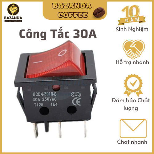 Công tắc nguồn máy pha cà phê 30a 250vac