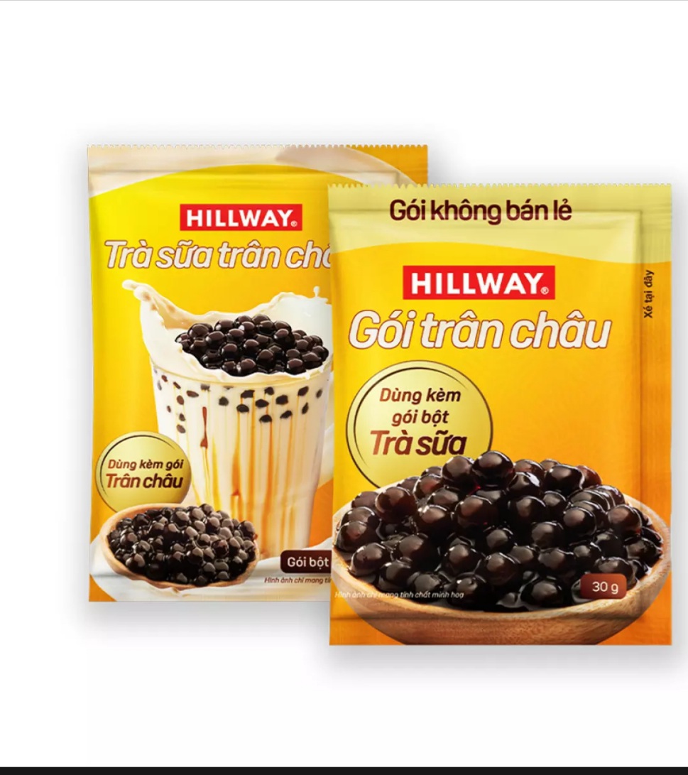 Trà sữa trân châu hoàng gia Hillway.( bao gồm gói trà sữa + gói trân châu)