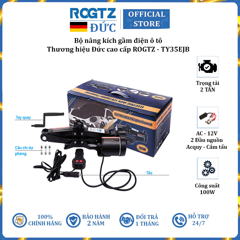 Rogtz ty35evb 12v Auto Electric lifting jack kit-imported