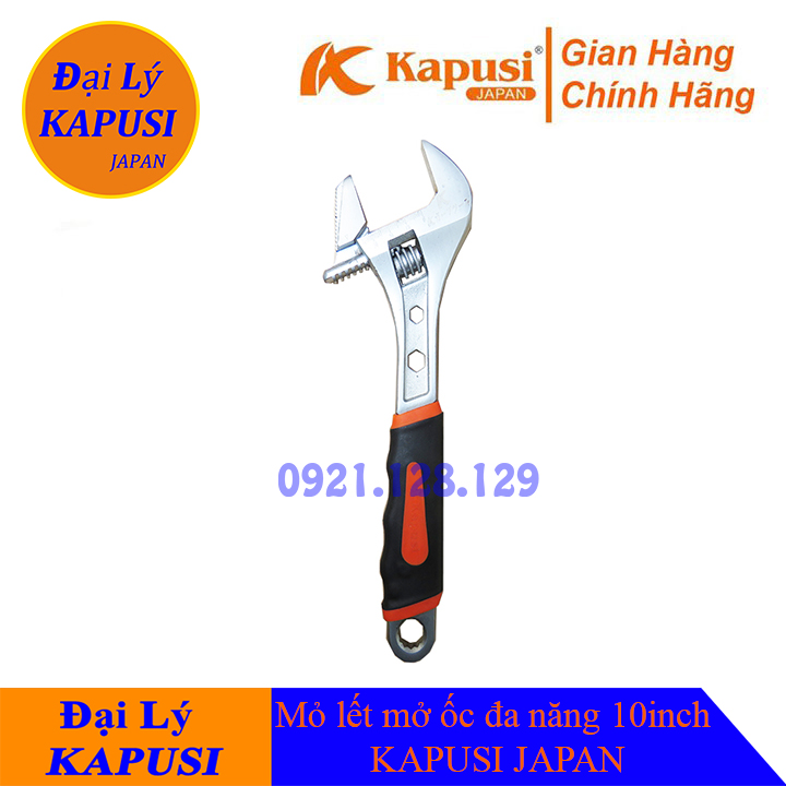 Mỏ lết, Mỏ mở ốc đa năng 10inch KAPUSI JAPAN