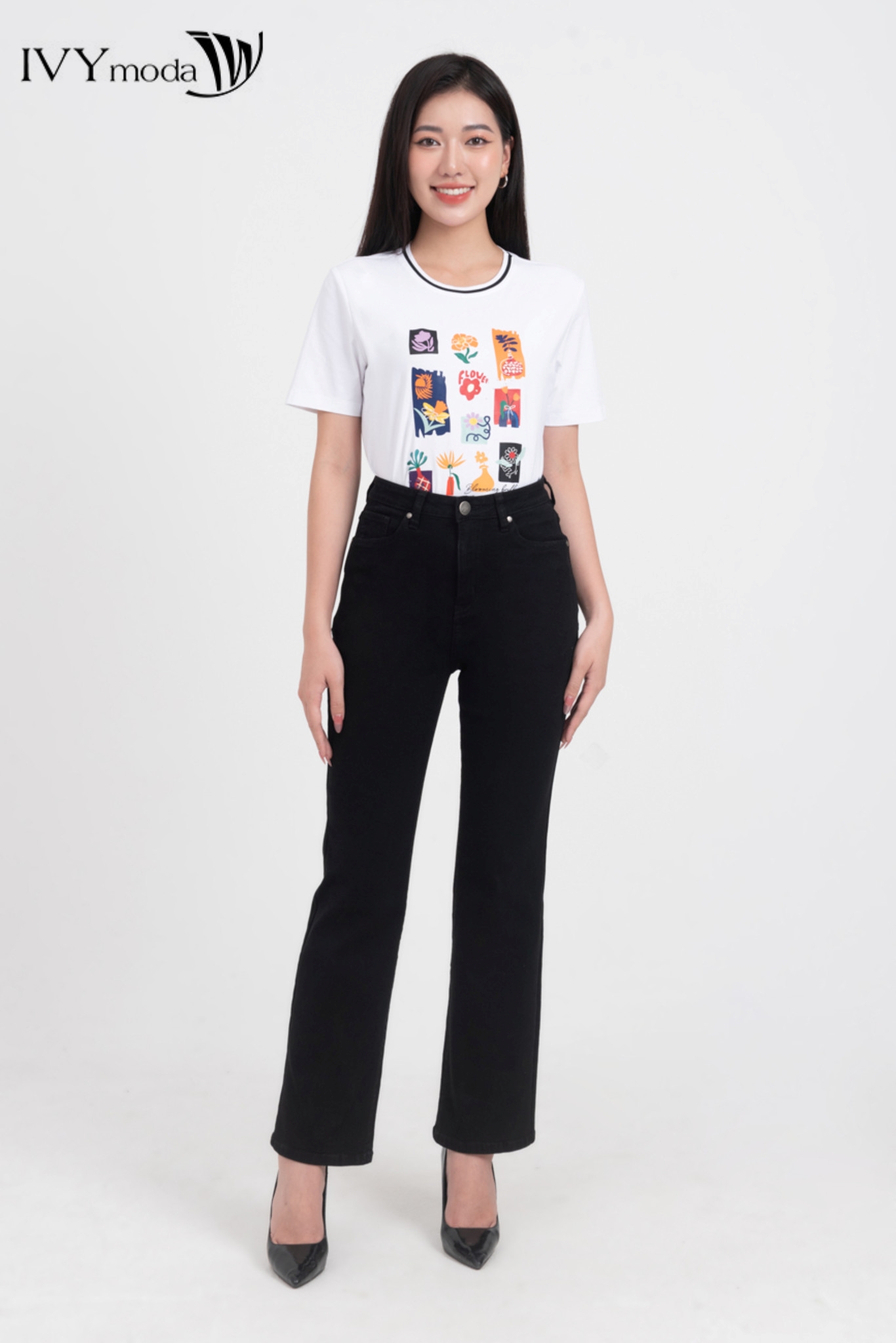 Áo thun Flower IVY moda MS 57M8452