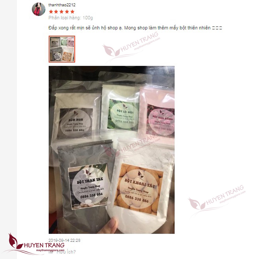 Mặt nạ than tre handmade
