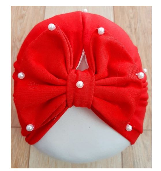 [HCM]Turban đính Lấp lánh cho bé (Kèm tóc giả)