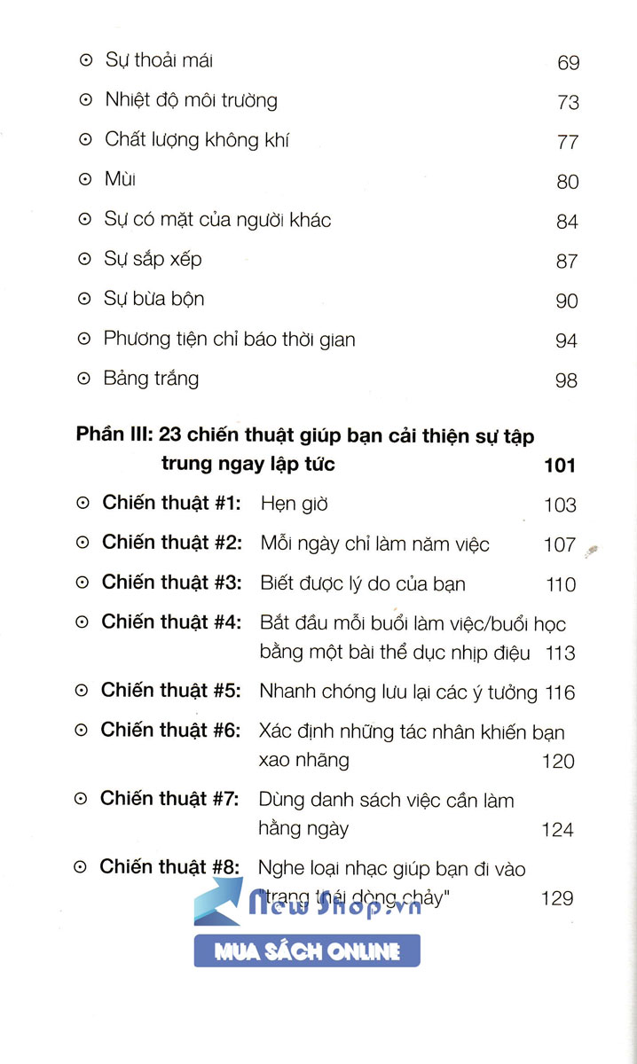Sách Tập Trung Thần Tốc - Newshop