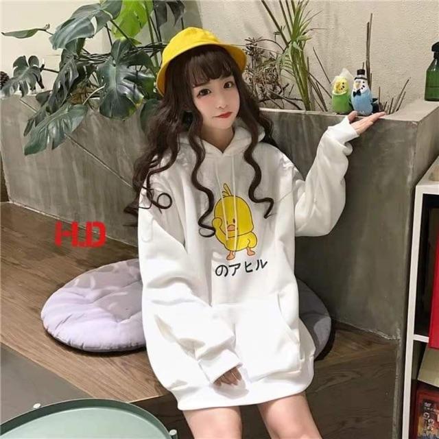 Áo hoodie gà con chữ nhật hda0919
