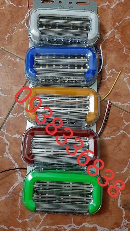 đèn sườn xe tải chũa c cao cấp điện 24v