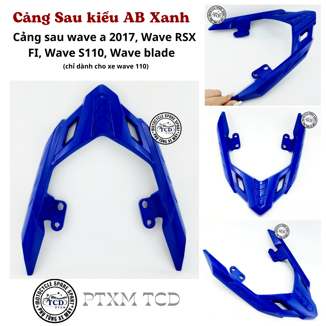 Cảng sau Màu kiểu AB (chỉ dành cho Wave 110) cho Wave a 2017, Wave RSX FI, Wave S110, Wave blade