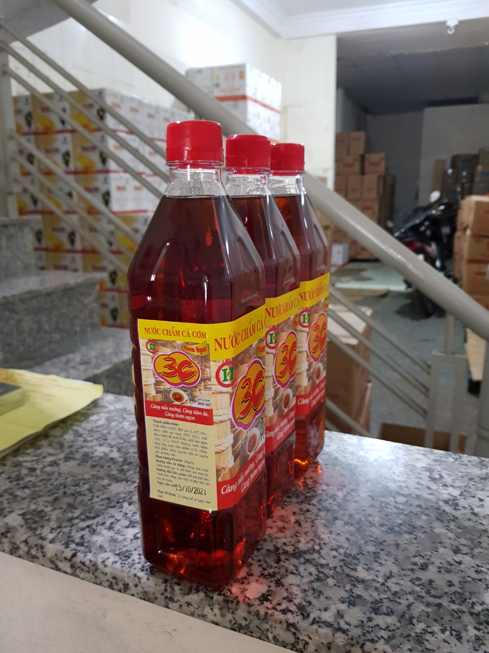 Nước chấm cá cơm 3C chai 500ml 18 độ đạm
