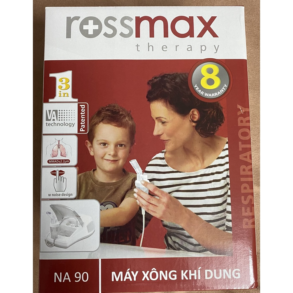 Máy xông và hút mũi 2 trong 1 Rossmax USA