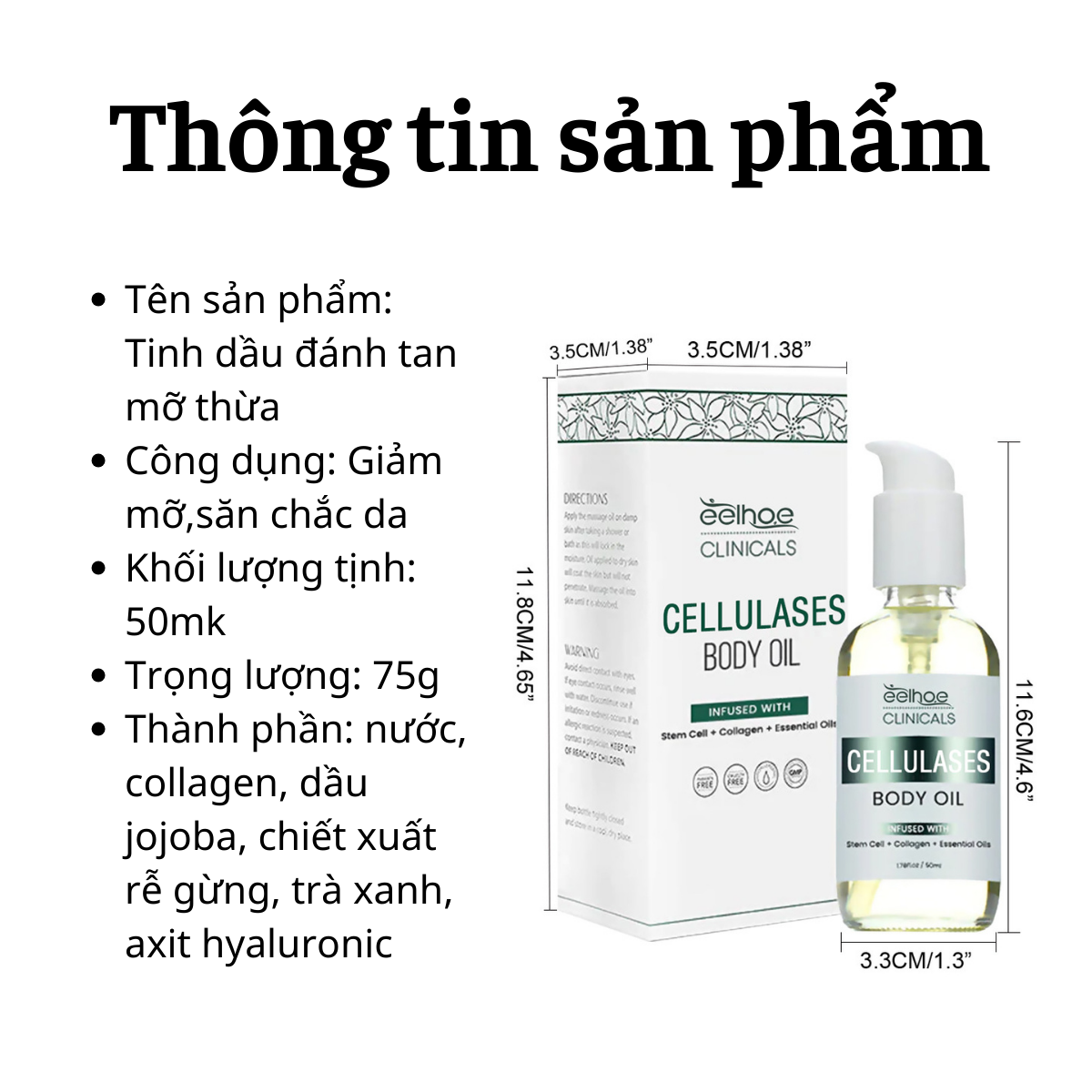 (MS34) Serum Đánh Tan Mỡ Thừa Trả Lại Vòng Eo Con Kiến Đáng Mơ Ước