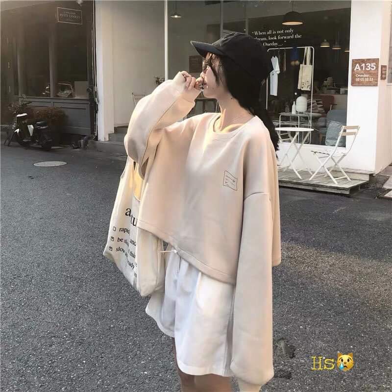 Áo croptop ABC dài tay HSU1120