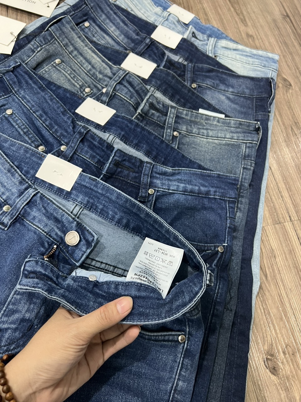 Quần jean dài trơn nam GAU Store