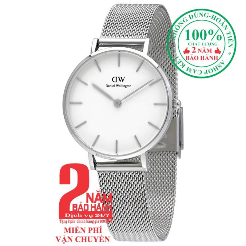Đồng hồ nữ Daniel WelIington Classic Petite Sterling 28mm- Màu trắng bạc (Silver) DW00100220