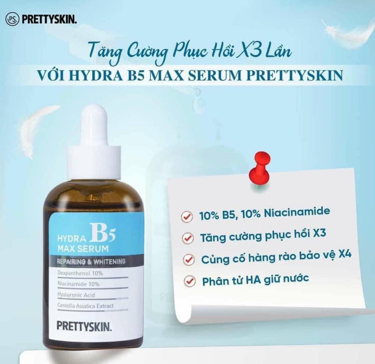 Tinh chất phục hồi dưỡng trắng Hydra Max B5 Serum