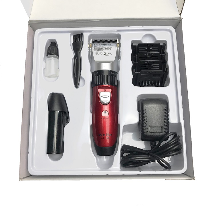 Tông đơ cắt tóc trẻ em, Tông đơ 2 pin Weite pro WT-188