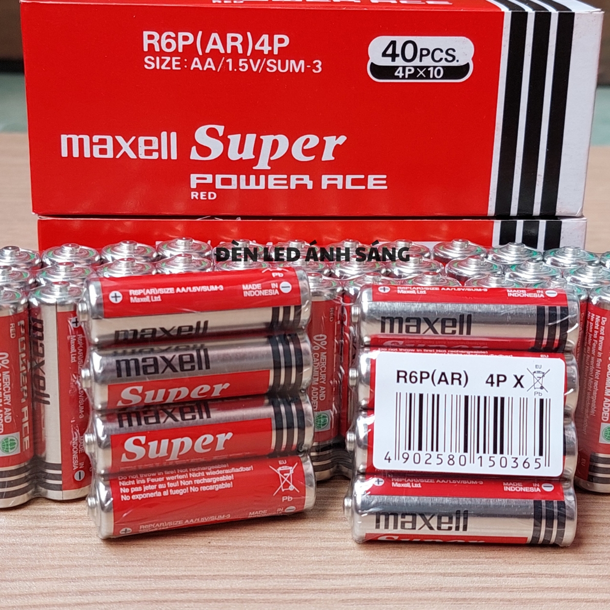 Pin 2A (AA) Pin tiểu Super Maxell Đỏ 1.5V