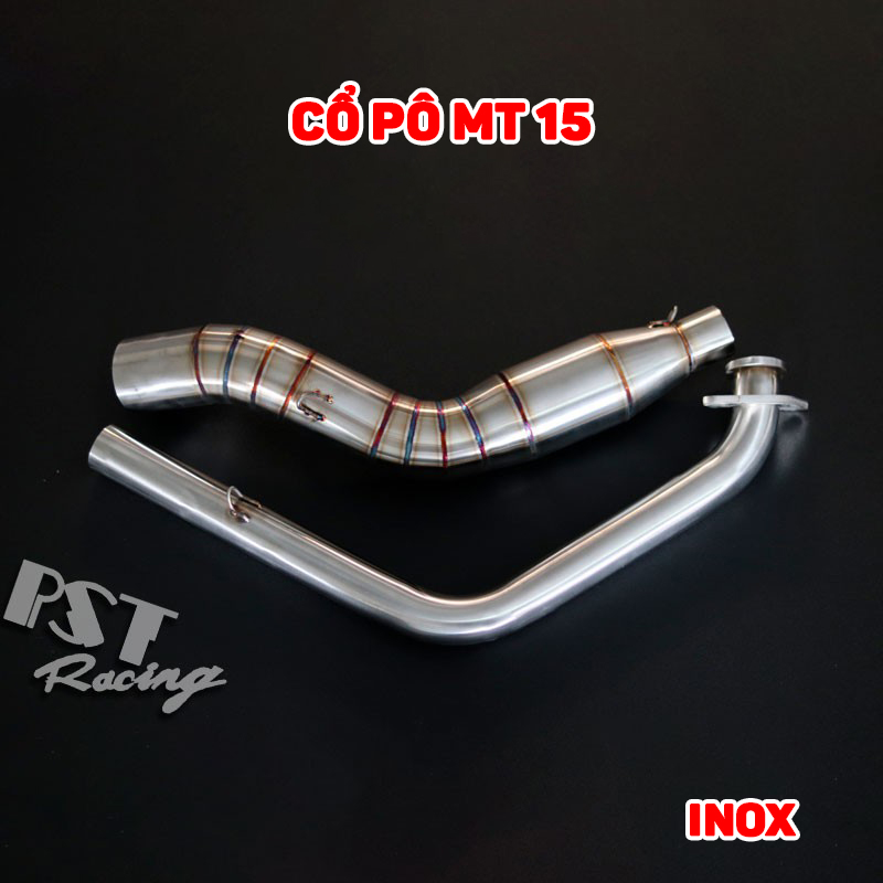 Cổ pô MT 15 inox, bầu hơi màng lọc tổ ong