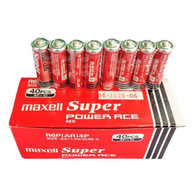 Hộp 40 viên pin tiểu AA Maxell