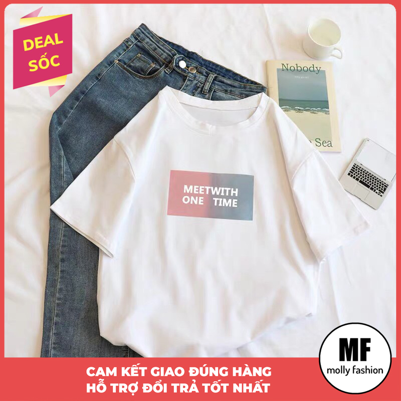 >> BÁO GIÁ ÁO THUN NAM FORM RỘNG, ÁO PHÔNG TAY LỠ UNISEX ATL216 - YINXX | Shopee Lazada Sendo Tiki mới nhất 48 Áo thun nữ form rộng tay lỡ Unisex Meet Freesize 45 - 70kg Molly Fashion, áo thun nam form rộng tay lỡ, áo phông nữ form rộng ML037