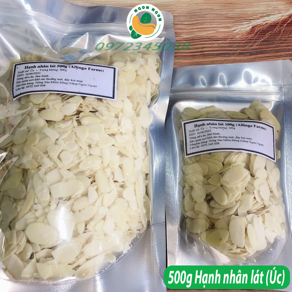 500g Hạnh nhân lát Úc (ALLINGA FARMS)